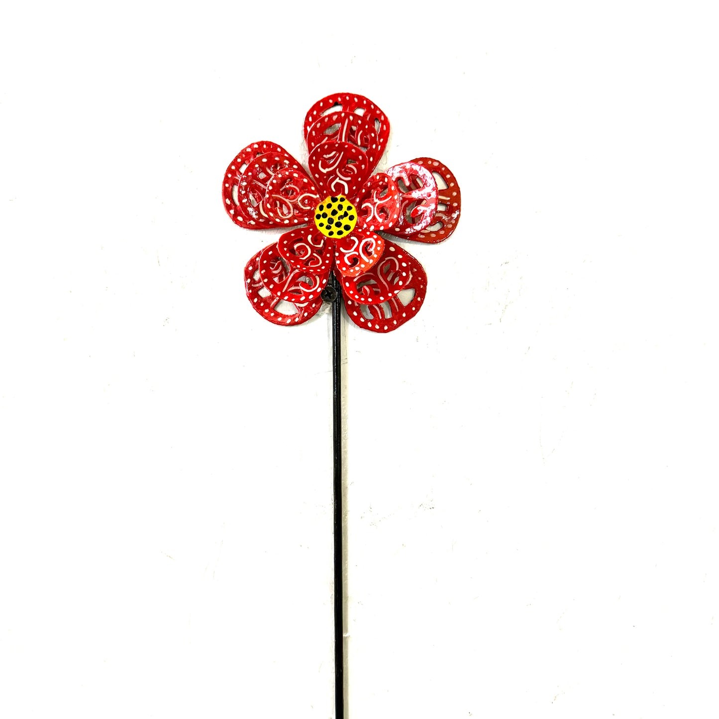 Red 3-D Garden Stake