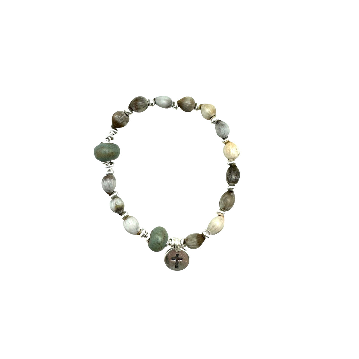 Prayer Bracelet- Eggshell