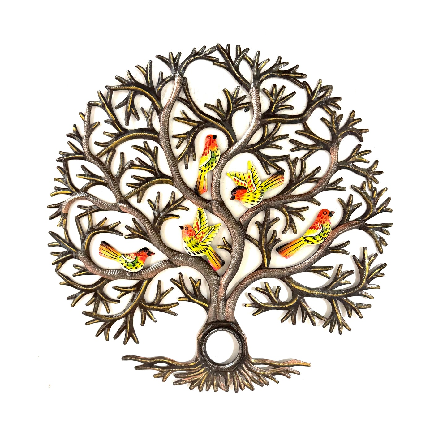 Yellow Birds Oil Drum Top