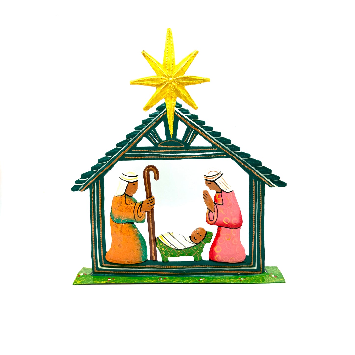 Small Green Nativity