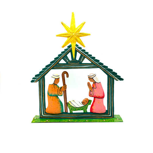 Small Green Nativity