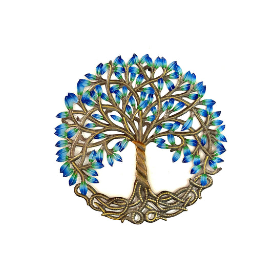 Medium Electric Blue Celtic Tree of Life
