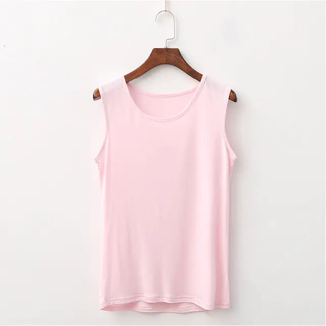 Plus Size Women's Sleeveless Modal Tank Top