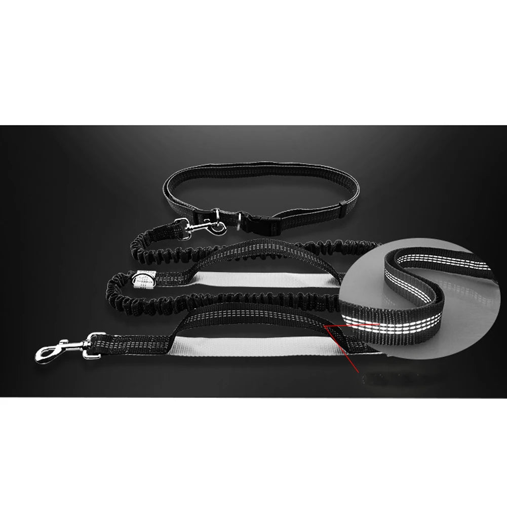 Reflective Leash Traction Rope Pet Dog Running Belt