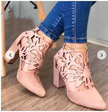 Thick-Heeled Women's High-Heeled Sandals