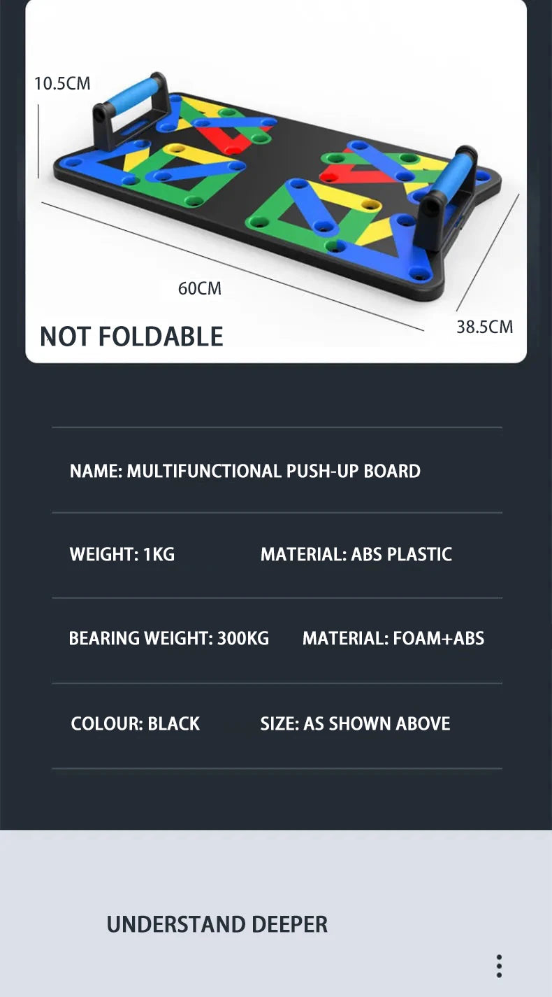 Push-up Board Set Portable Multifunctional Push-up Bar