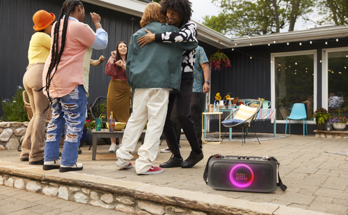 JBL PartyBox On‑the‑Go Essential 100 W Pro Sound Wireless Party Speaker