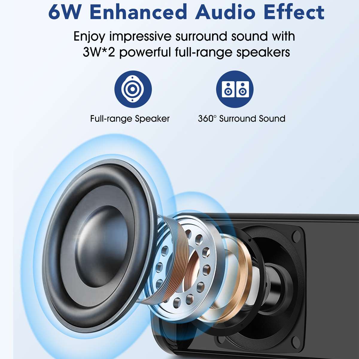 Desktop PC Portable Sound Bar Speaker