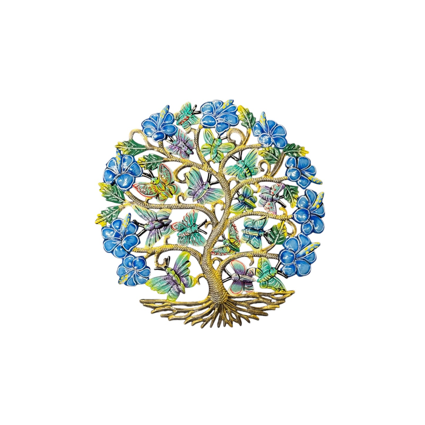 Medium Hibiscus and Butterfly