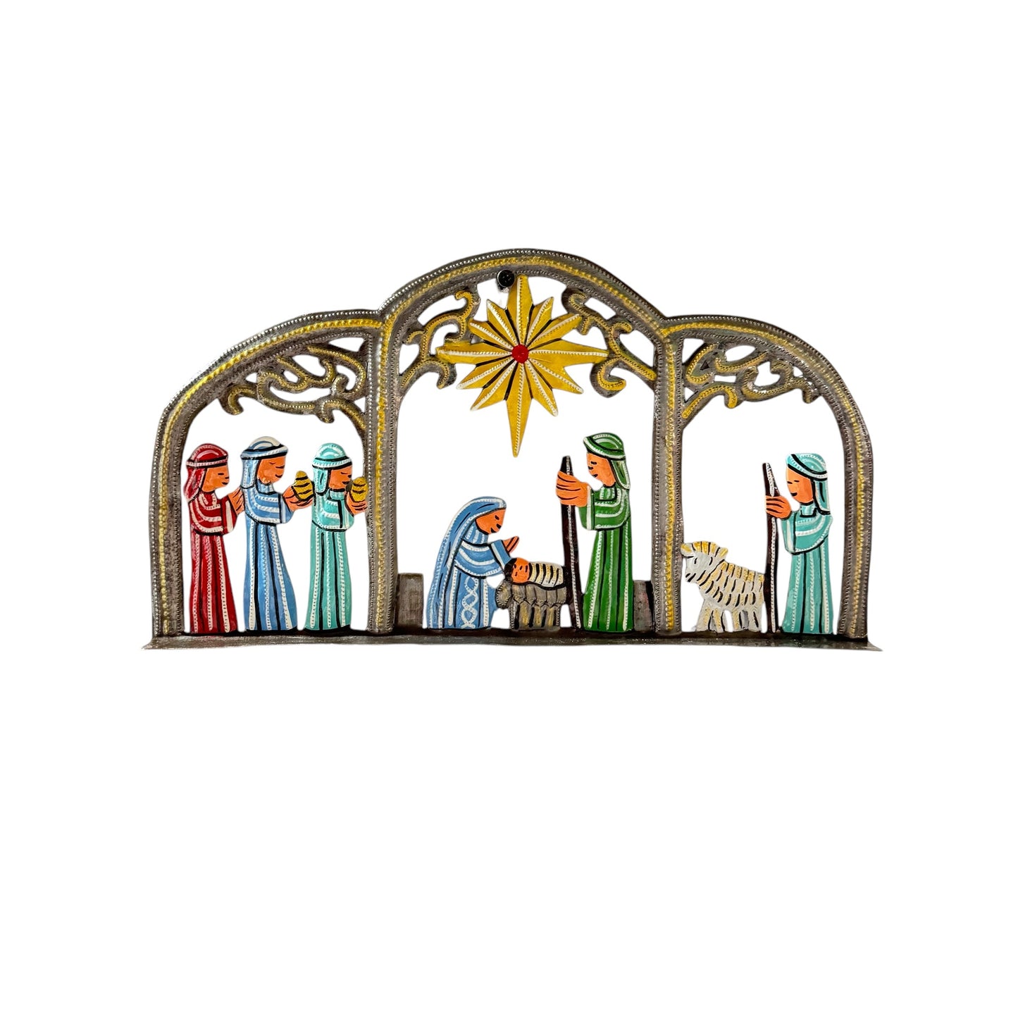 Jean Marie Painted Standing Nativity- Style 2