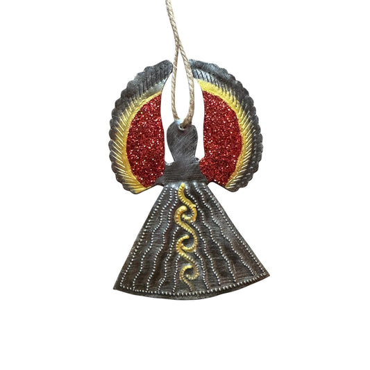 Glitter Angel Ornament