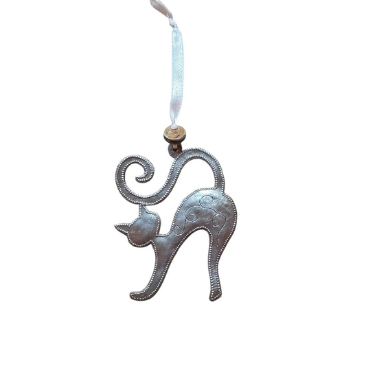 Stretching Cat Ornament
