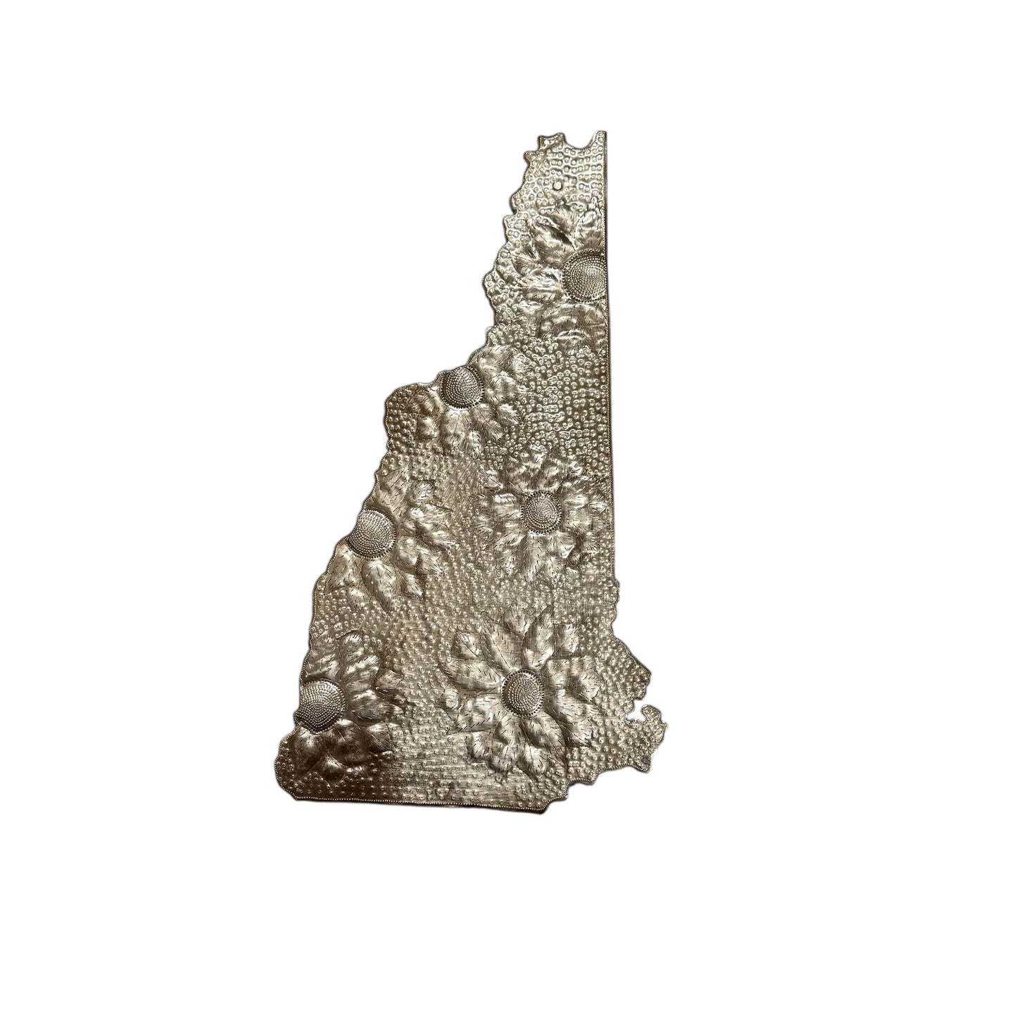 New Hampshire Floral Metal Art