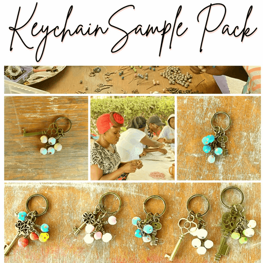 Set of Five Assorted Keychains