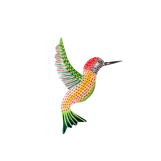 Small Pink and Green Hummingbird