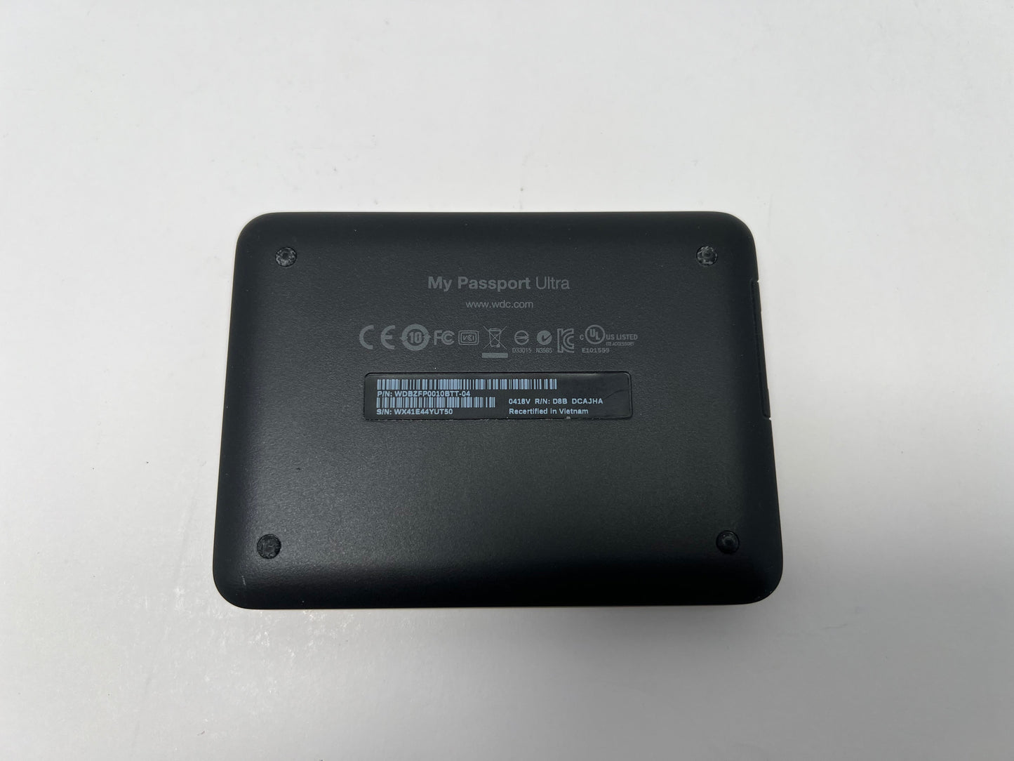 WD Passport Ultra HDD – 1TB Gray - Portable Hardrive