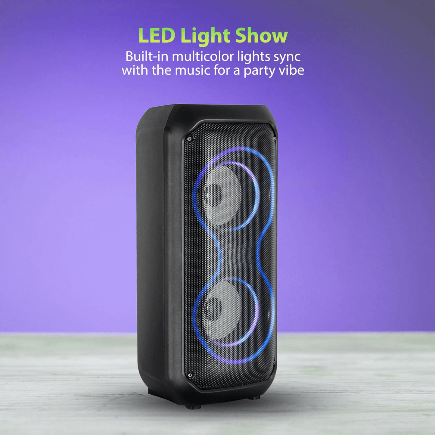 IQ Sound 2x4-Inch High Efficiency Bluetooth Speaker System