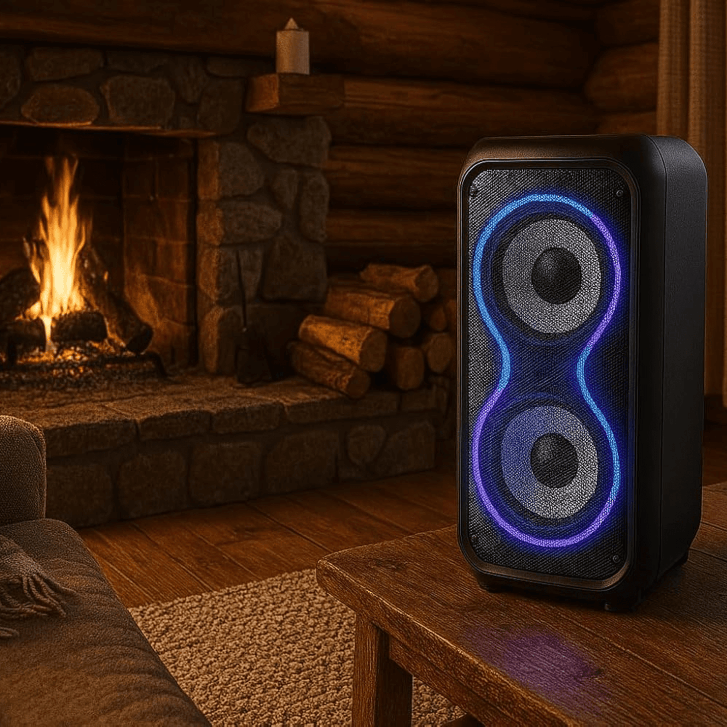 IQ Sound 2x4-Inch High Efficiency Bluetooth Speaker System