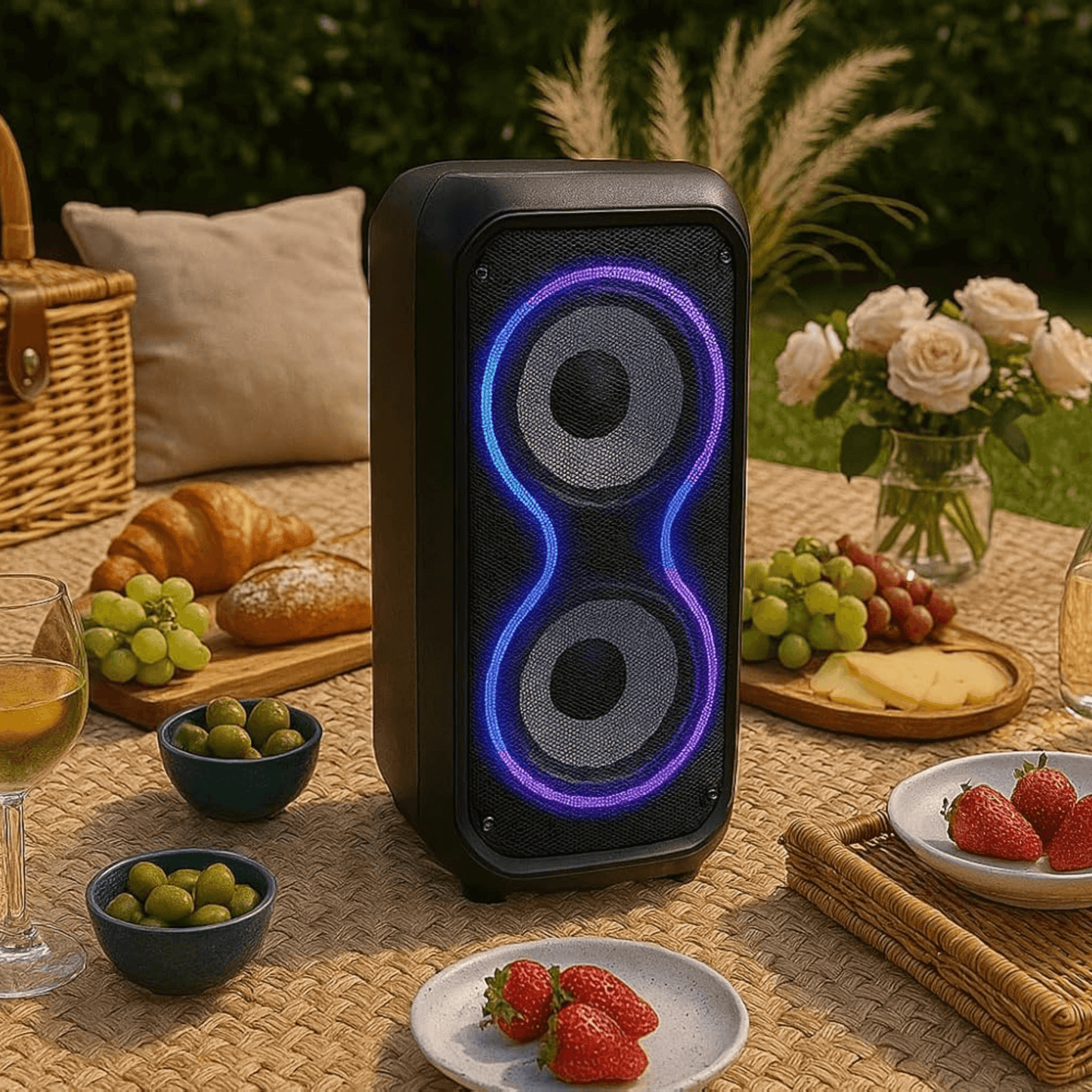 IQ Sound 2x4-Inch High Efficiency Bluetooth Speaker System