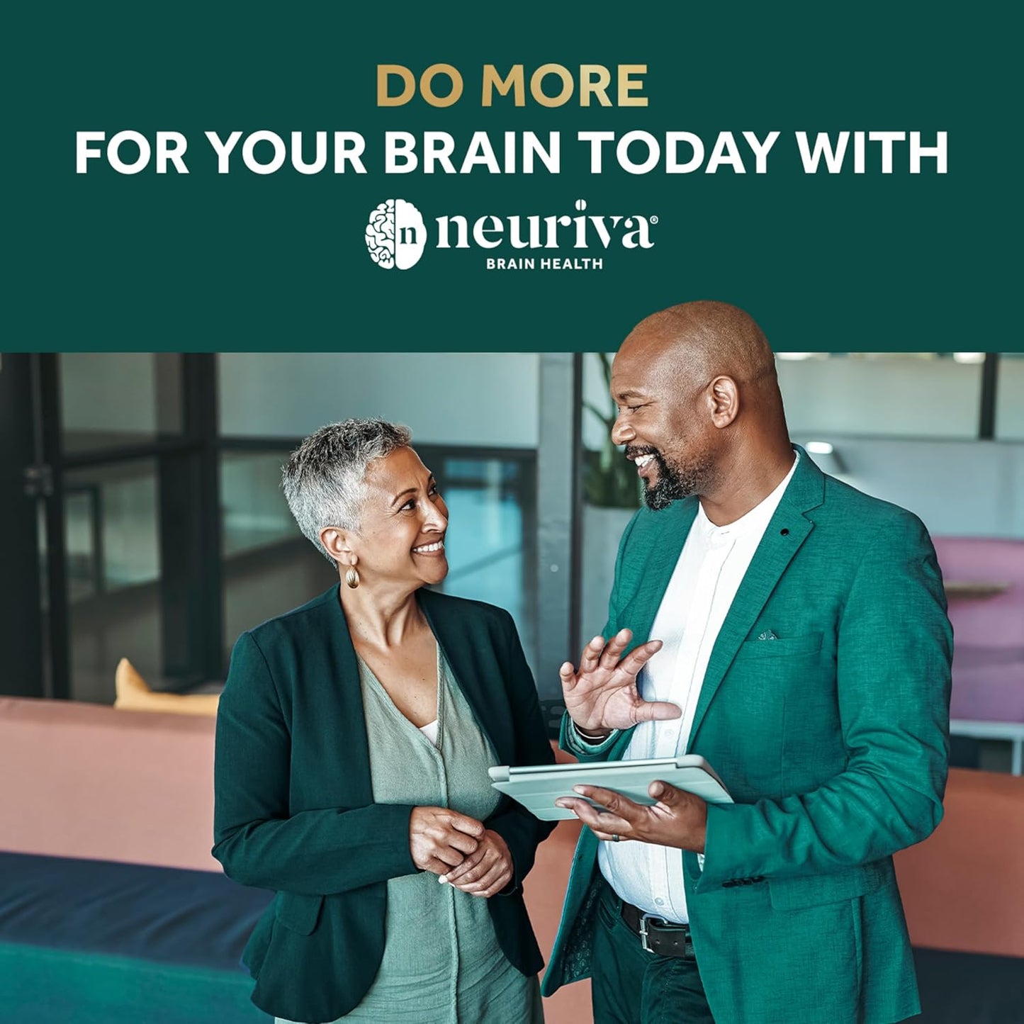 Neuriva Ultra Decaffeinated Brain Supplement – Cognivive™, Neurofactor™, Phosphatidylserine & B6/B12 for Focus, Memory & Alertness (60 Capsules)