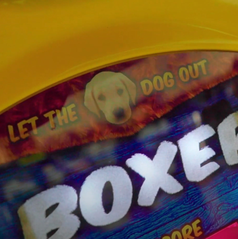 Kalkomat Boxer Dog Punching Game Machine
