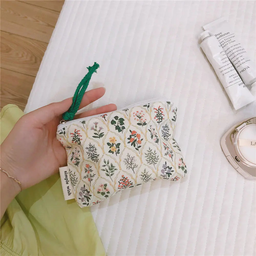 Women's Cosmetic Bag and Coin Purse Holder