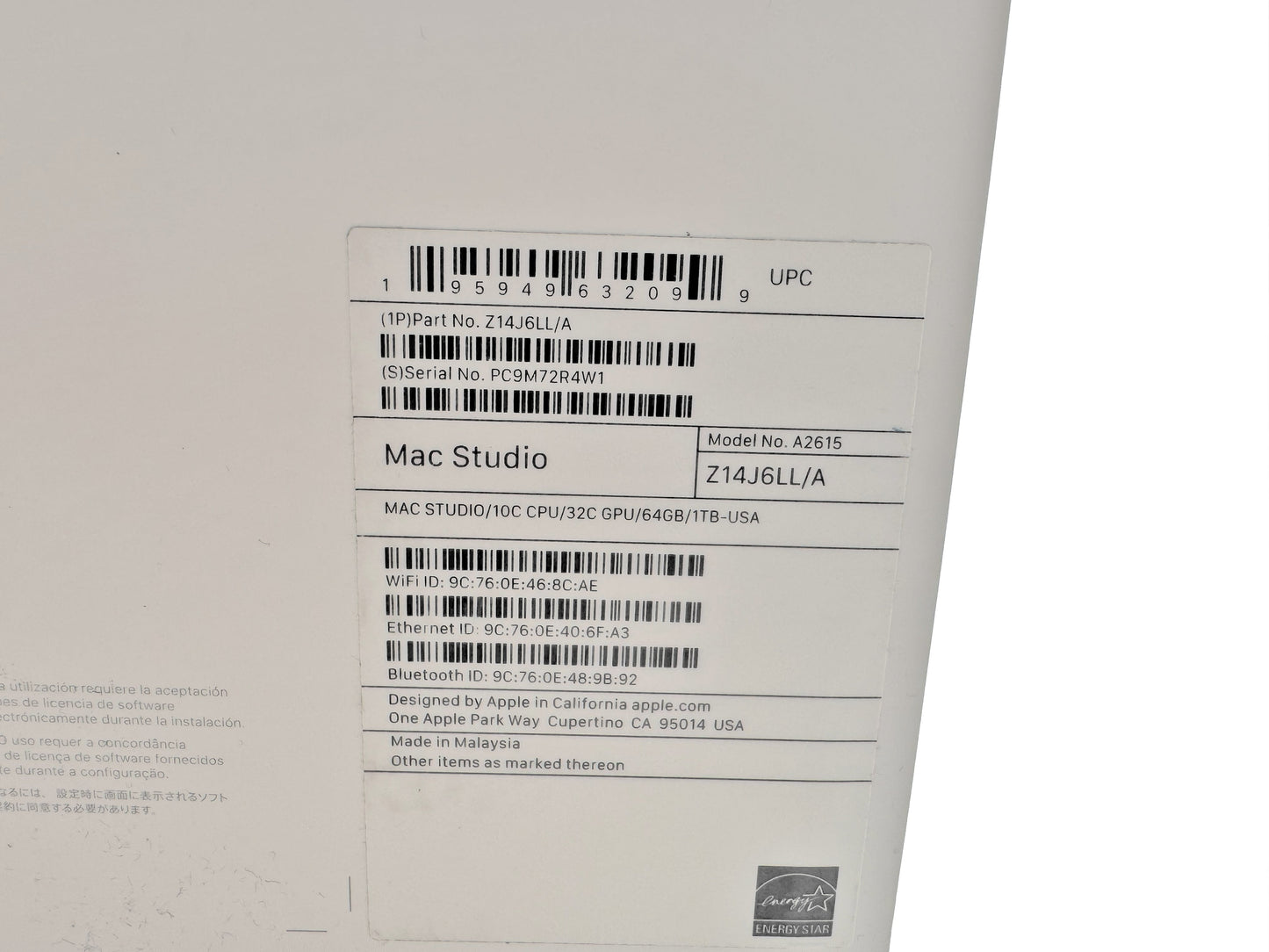 Mac Studio (2022) – Apple M1 Max 24-Core GPU – 64GB RAM 1TB SSD | Brand New Wholesale (100 Units)