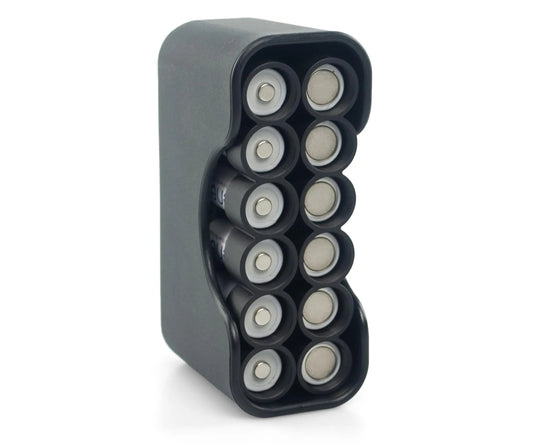 Magnetic AA 12 Pack Embedded with Cradle