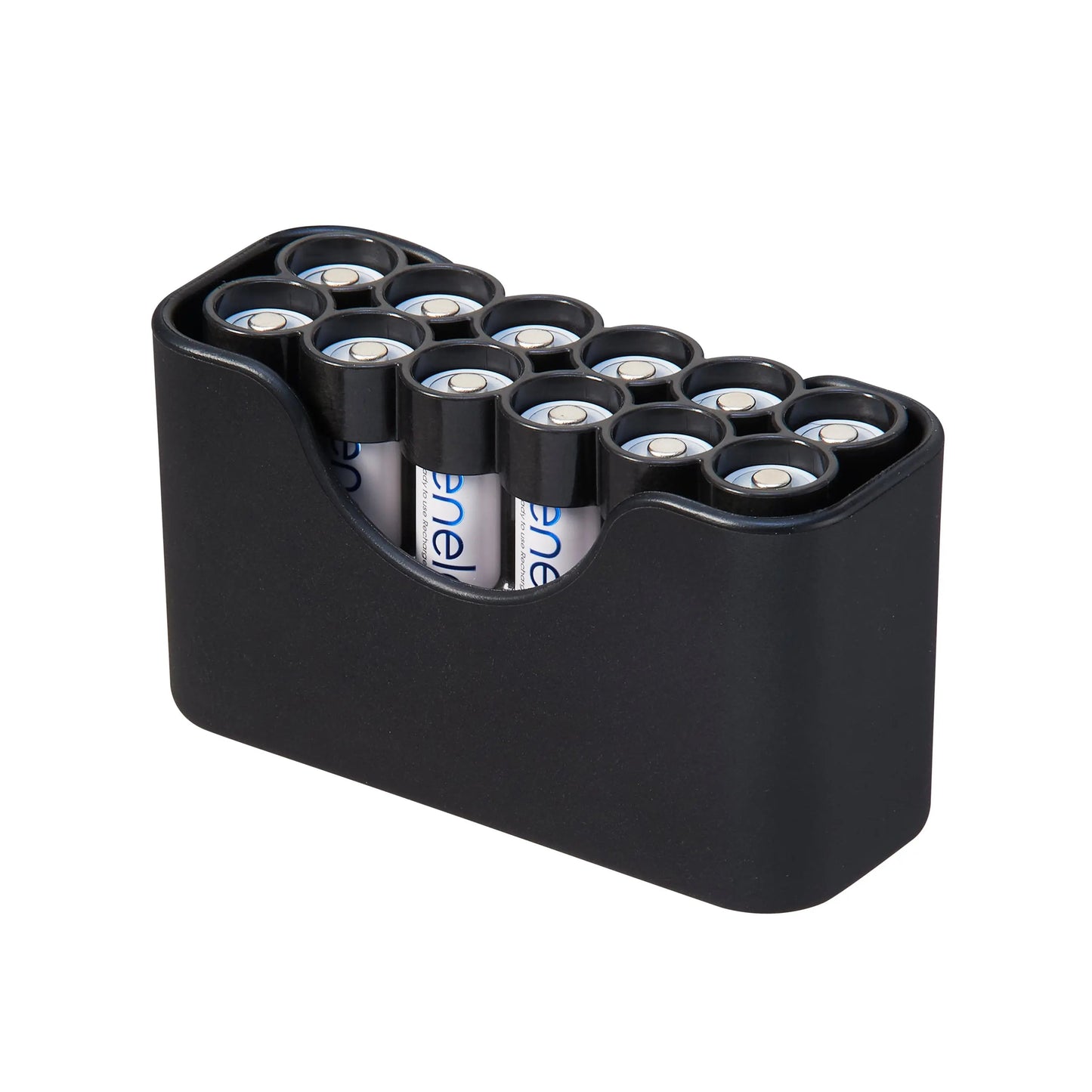 Magnetic AA 12 Pack Strip With Cradle