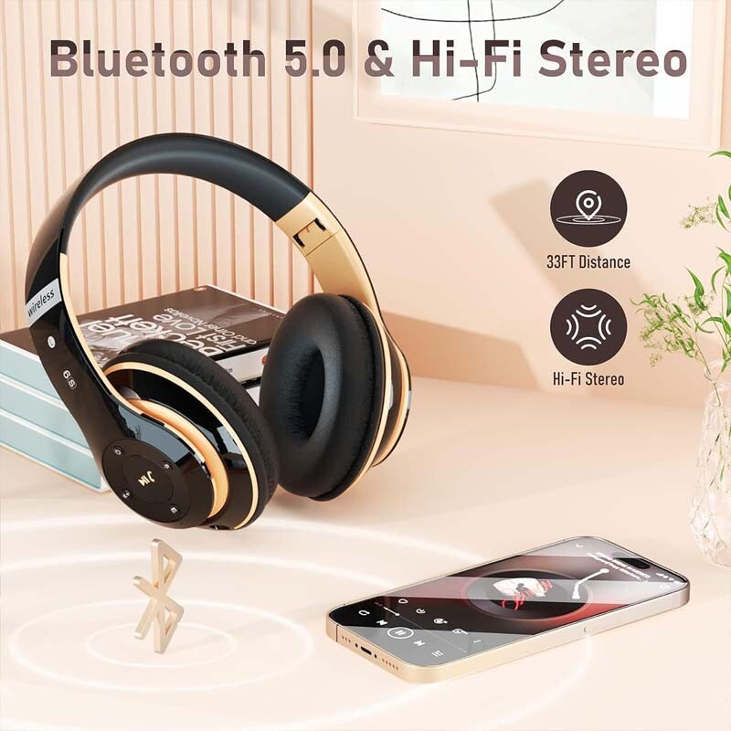 Wireless Over Ear Headphones Bluetooth Connectivity Gator Cable Variant