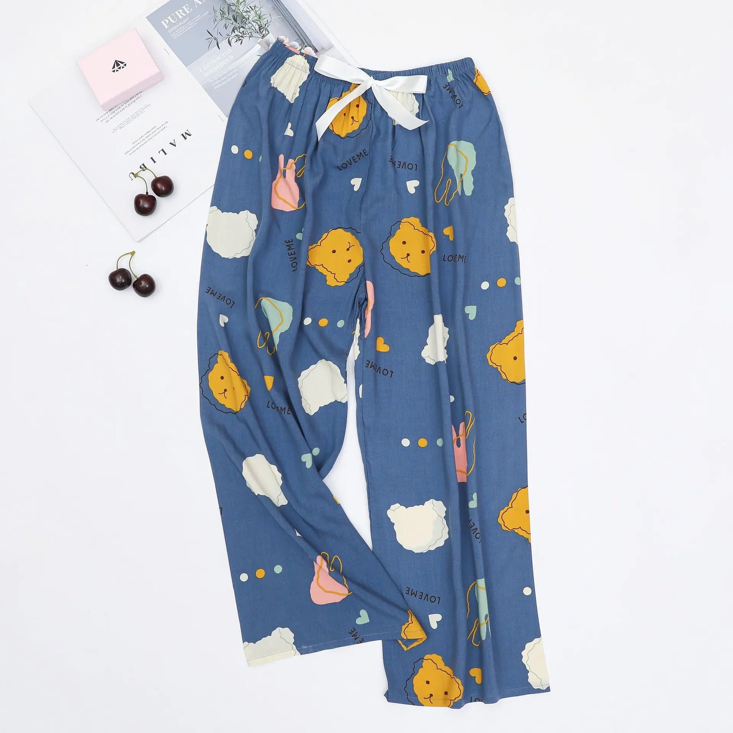 Cotton Sleep Pants - Loose Casual Printed