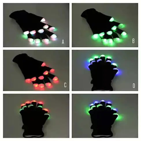 Jolly Glowing Gloves Let There Be Light At Your Fingertips