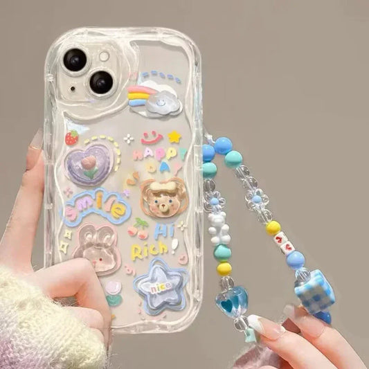 3D Cartoon Phone Case for iPhone 12 to iPhone 17 series