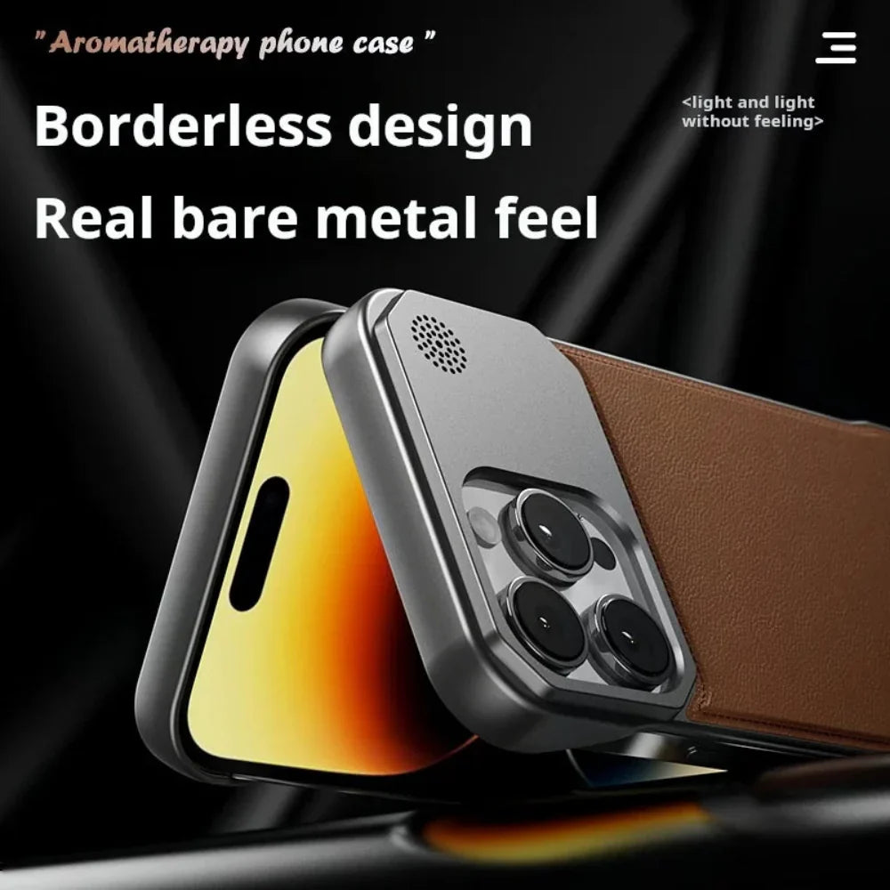 Business Vegan Leather Case for iPhone 13 to 17 series