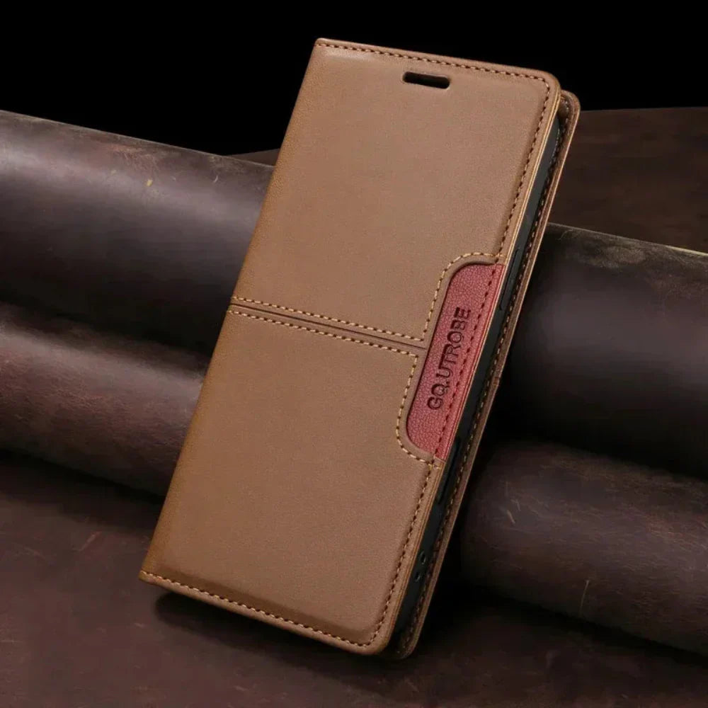Magnetic Flip Wallet Case for iPhone 12 to 17 series