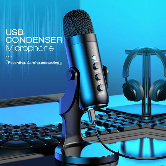 High Quality USB Podcast Microphone with stand