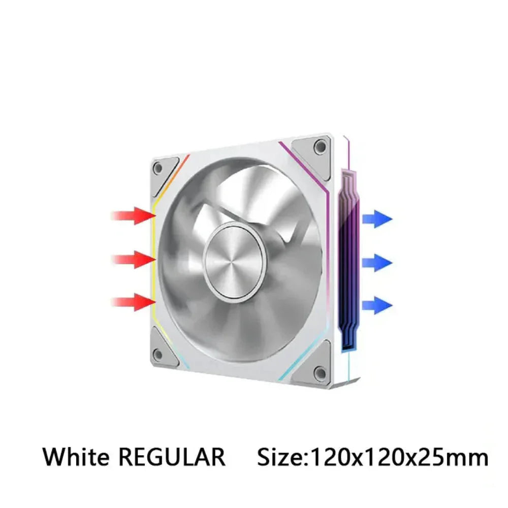 ARGB 4 Pin 12cm Computer Quiet Cooling Fan