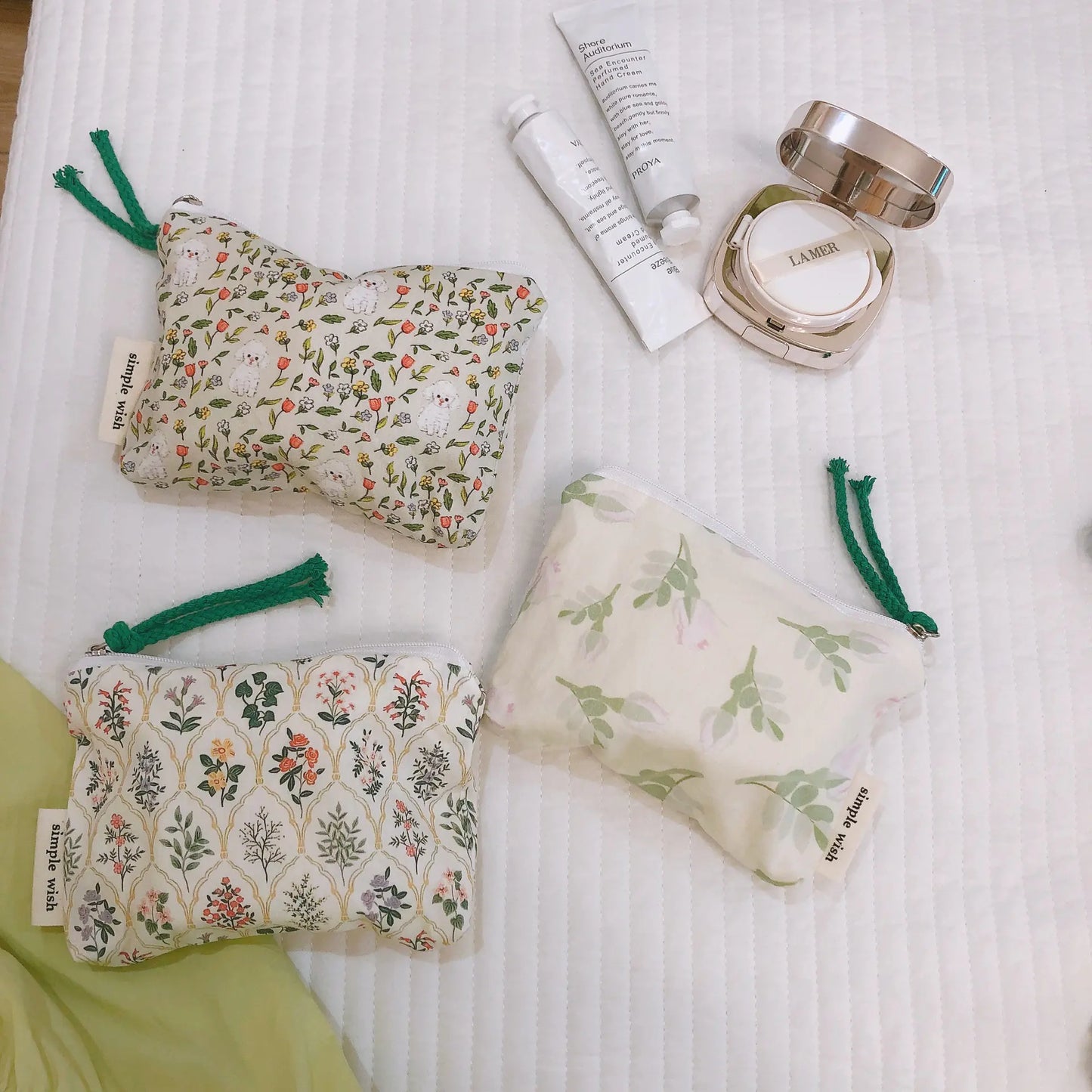 Women's Cosmetic Bag and Coin Purse Holder