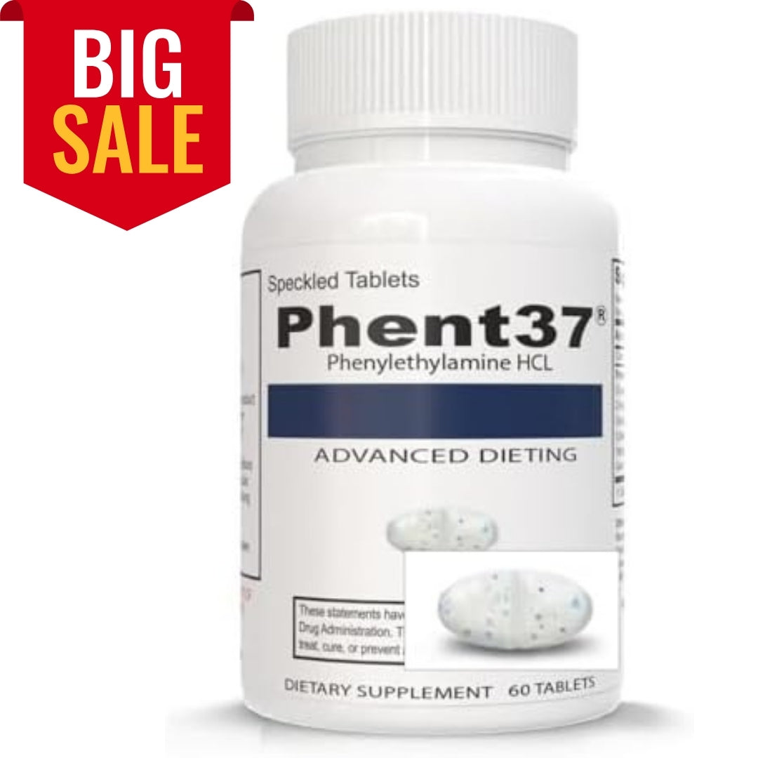 Phent37 – Powerful Diet Pills & Fat Burner for Weight Loss | 1 Bottle (60 Tablets)