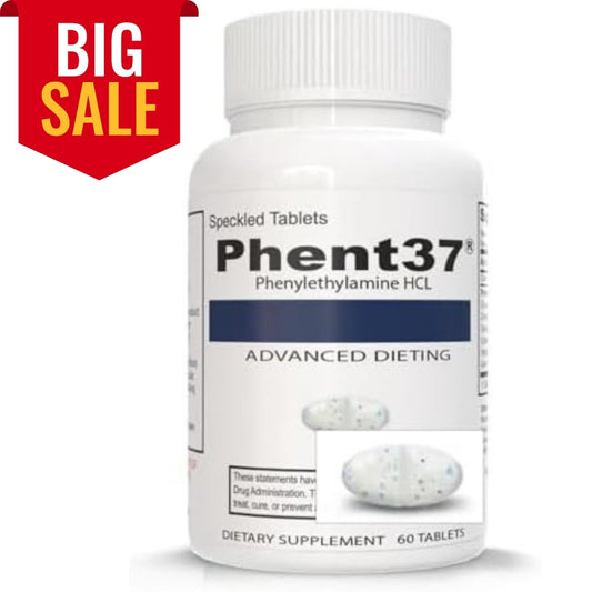 Phent37 – Powerful Diet Pills & Fat Burner for Weight Loss | 1 Bottle (60 Tablets)