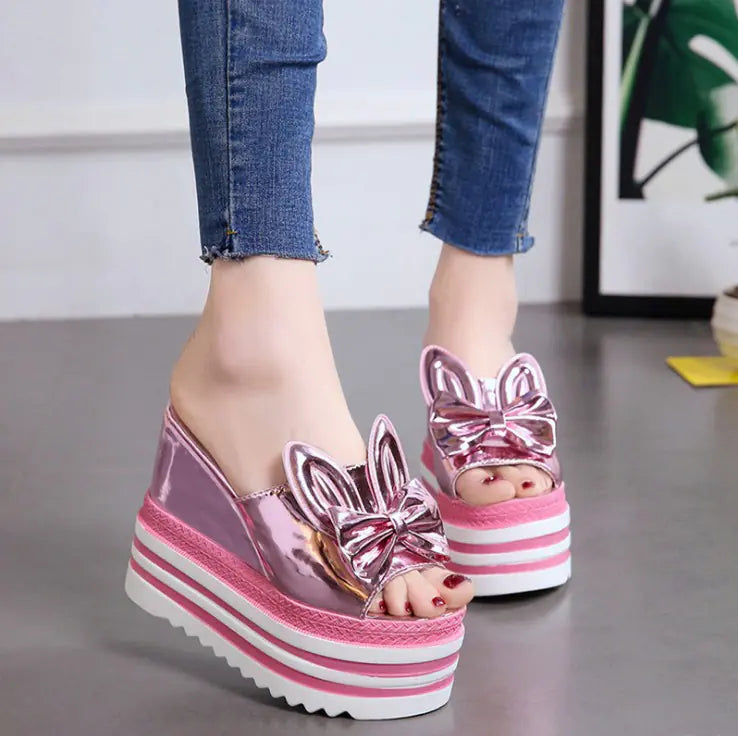 Women's Wedge High Heel Waterproof Platform Sandals