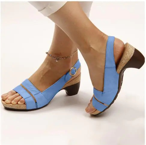 Women's Summer Thick Heel Platform Sandals