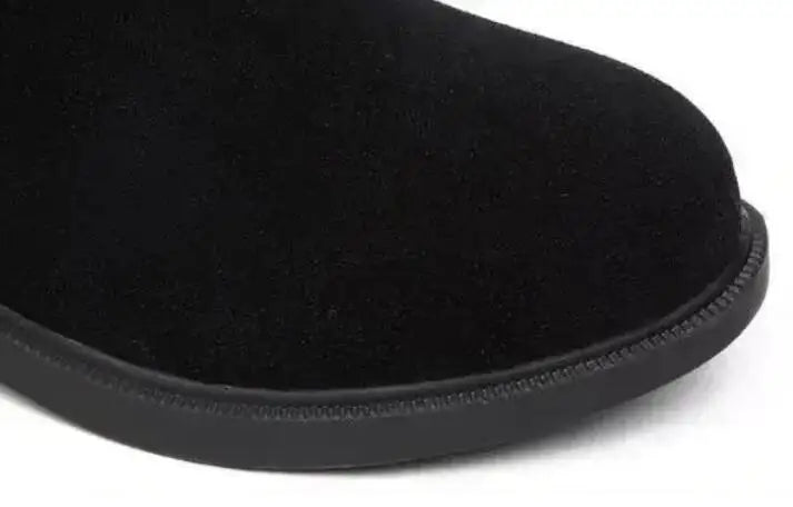 Thigh High Boot Warm Plush Snow Boots Side Zipper Snow Boots