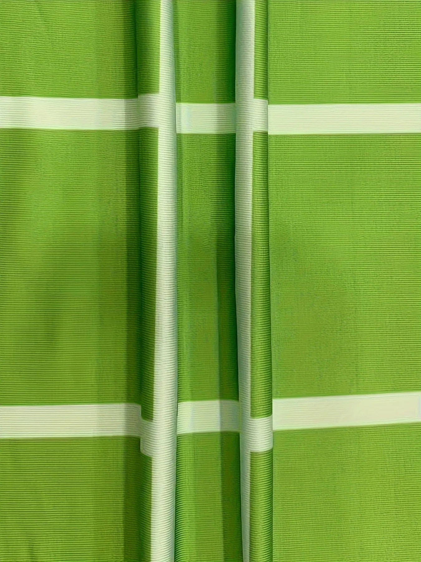 Elements Striped Grid Printed Casual Round Neck  Two Piece Set