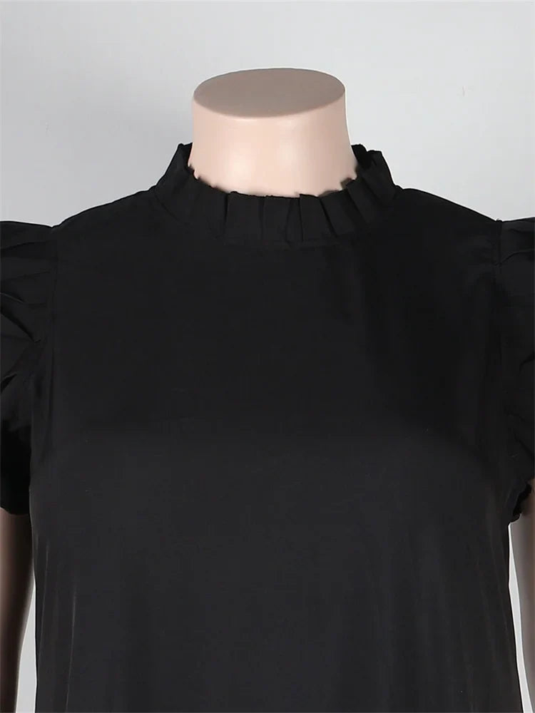 Wm star Plus Size Patchwork Elegant Full Length  Maxi Dress