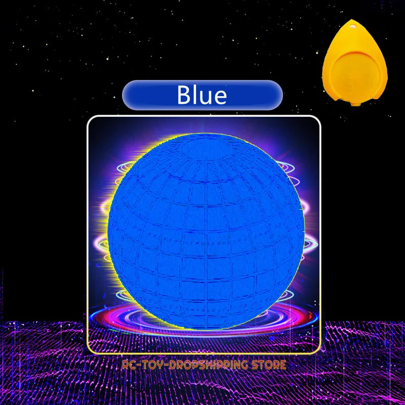 Flying Ball Spinner Toy Hand Control Drone Helicopter 360° Rotating Mini UFO with Light Kids Gifts Game Children Sports Ball