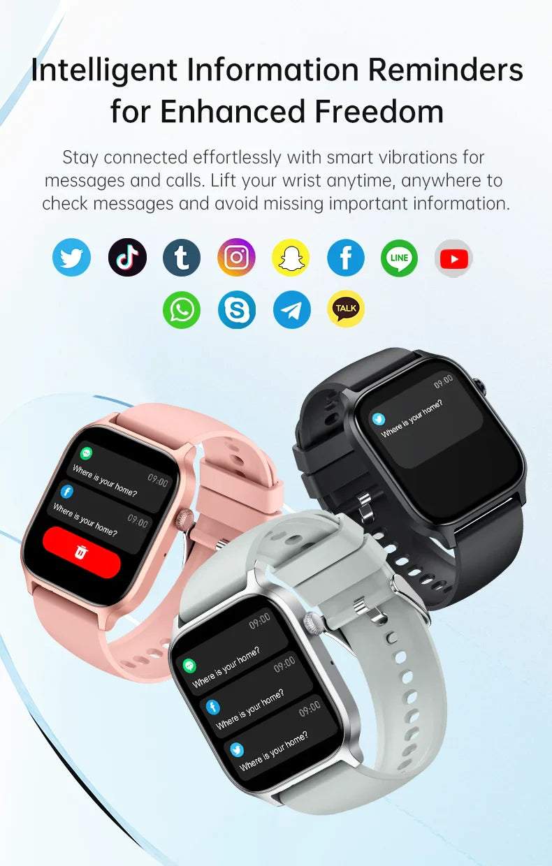 IUTECH Y7 Smart Watch For Men Women 2024 Bluetooth