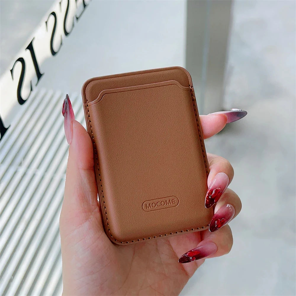 MagSafe Leather Wallet Card Holder for iPhone  Galaxy