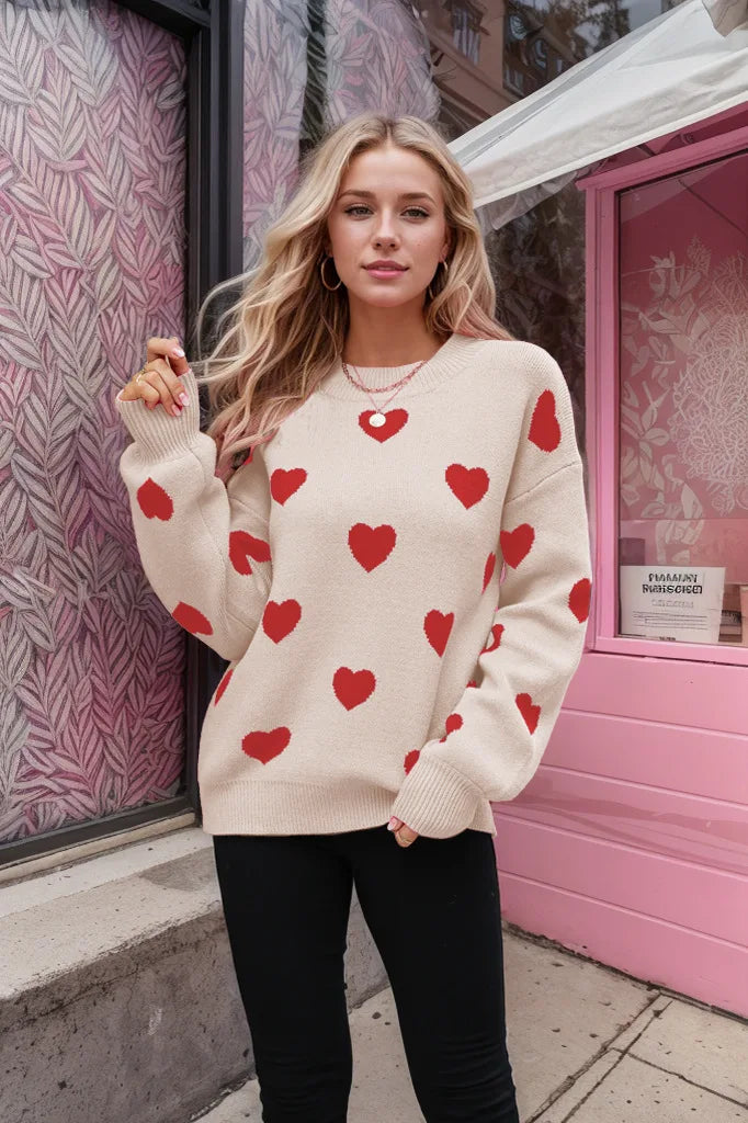 Endless Love With Hearts Sweater