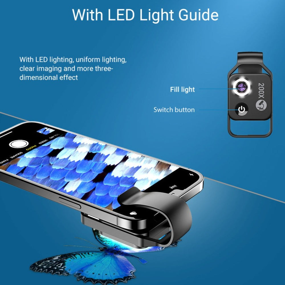 200X magnification Lens for Mobile Phone